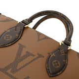 LOUIS VUITTON ルイヴィトン モノグラムリバース オンザゴー EW 2WAY ブラウン M46653 レディース モノグラムキャンバス ハンドバッグ Aランク 中古 銀蔵