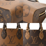 LOUIS VUITTON ルイヴィトン モノグラムリバース オンザゴー EW 2WAY ブラウン M46653 レディース モノグラムキャンバス ハンドバッグ Aランク 中古 銀蔵