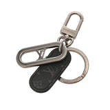 LOUIS VUITTON ルイヴィトン モノグラムエクリプス LVシグネチャーチェーン ブラック M00927 メンズ モノグラムキャンバス キーホルダー ABランク 中古 銀蔵