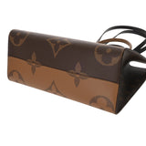 LOUIS VUITTON ルイヴィトン モノグラムリバース オンザゴー MM 2WAYトート ブラウン M45321 レディース モノグラムキャンバス ハンドバッグ 新同 中古 銀蔵