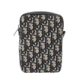 CHRISTIAN DIOR クリスチャンディオール オブリークジャガード ブラック 2ESBC265YSE メンズ ショルダーバッグ Aランク 中古 銀蔵