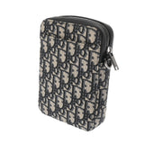 CHRISTIAN DIOR クリスチャンディオール オブリークジャガード ブラック 2ESBC265YSE メンズ ショルダーバッグ Aランク 中古 銀蔵