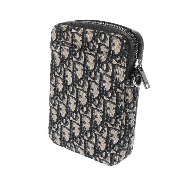 CHRISTIAN DIOR クリスチャンディオール オブリークジャガード ブラック 2ESBC265YSE メンズ ショルダーバッグ Aランク 中古 銀蔵