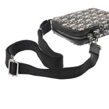 CHRISTIAN DIOR クリスチャンディオール オブリークジャガード ブラック 2ESBC265YSE メンズ ショルダーバッグ Aランク 中古 銀蔵