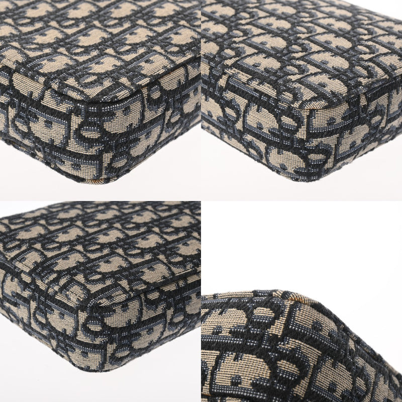 CHRISTIAN DIOR クリスチャンディオール オブリークジャガード ブラック 2ESBC265YSE メンズ ショルダーバッグ Aランク 中古 銀蔵