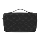 LOUIS VUITTON ルイヴィトン モノグラムエクリプス ジッピー XL 黒/グレー M61698 メンズ モノグラムキャンバス 長財布 Aランク 中古 銀蔵