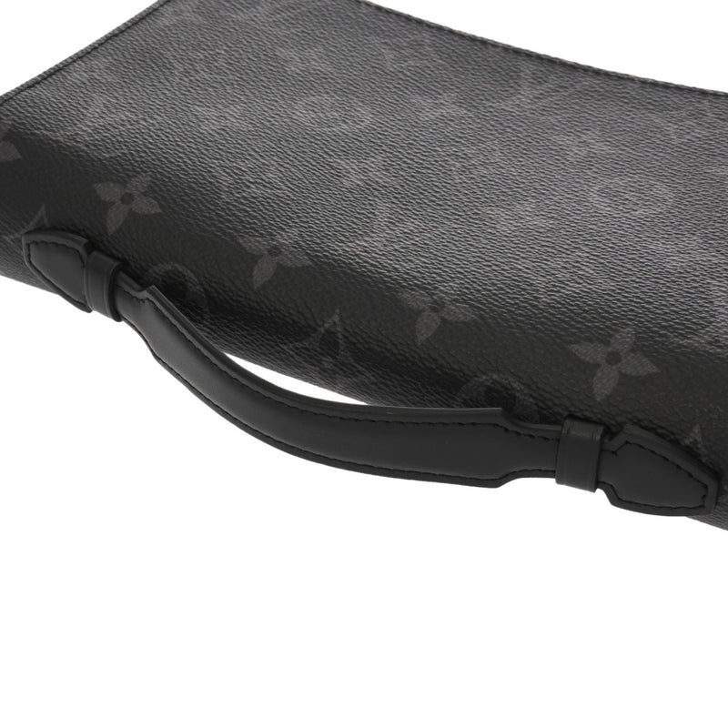 LOUIS VUITTON ルイヴィトン モノグラムエクリプス ジッピー XL 黒/グレー M61698 メンズ モノグラムキャンバス 長財布 Aランク 中古 銀蔵