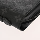 LOUIS VUITTON ルイヴィトン モノグラムエクリプス ジッピー XL 黒/グレー M61698 メンズ モノグラムキャンバス 長財布 Aランク 中古 銀蔵