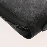 LOUIS VUITTON ルイヴィトン モノグラムエクリプス ジッピー XL 黒/グレー M61698 メンズ モノグラムキャンバス 長財布 Aランク 中古 銀蔵