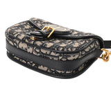 CHRISTIAN DIOR クリスチャンディオール ボビー スモール オブリーク ネイビー M9317UTZQ レディース ジャガード ショルダーバッグ ABランク 中古 銀蔵