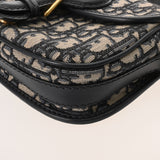 CHRISTIAN DIOR クリスチャンディオール ボビー スモール オブリーク ネイビー M9317UTZQ レディース ジャガード ショルダーバッグ ABランク 中古 銀蔵