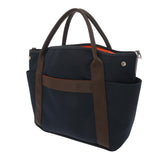 HERMES エルメス サックドパンサージュ グルーム ネイビー/フー U刻印(2022年頃) レディース トワルシェブロン トートバッグ Aランク 中古 銀蔵