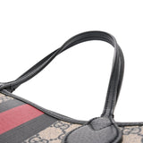 GUCCI グッチ オフィディア スモールトートバッグ ネイビー/アイボリー 726762 レディース GGキャンバス レザー トートバッグ Aランク 中古 銀蔵