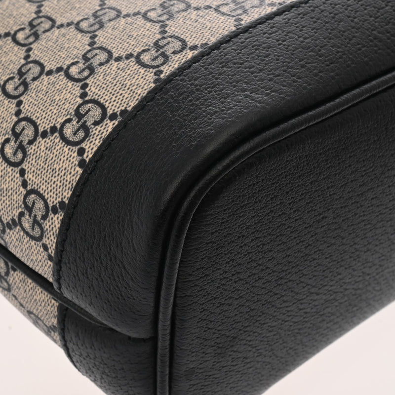 GUCCI グッチ オフィディア スモールトートバッグ ネイビー/アイボリー 726762 レディース GGキャンバス レザー トートバッグ Aランク 中古 銀蔵