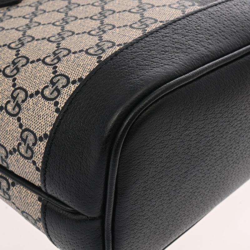 GUCCI グッチ オフィディア スモールトートバッグ ネイビー/アイボリー 726762 レディース GGキャンバス レザー トートバッグ Aランク 中古 銀蔵
