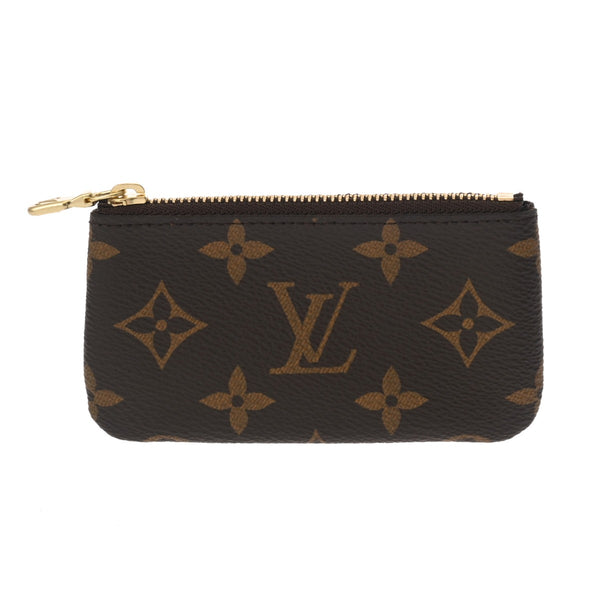 LOUIS VUITTON ルイヴィトン モノグラム ポシェットクレ ブラウン M62650 ユニセックス モノグラムキャンバス コインケース 新同 中古 銀蔵