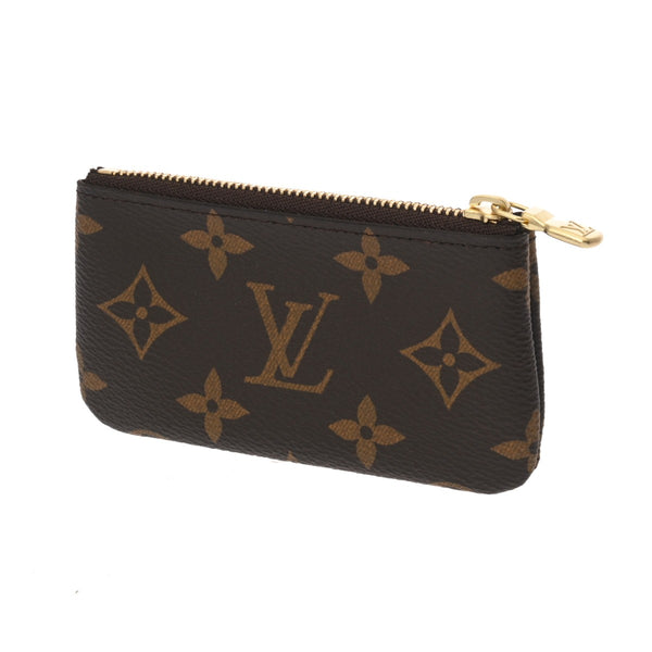 LOUIS VUITTON ルイヴィトン モノグラム ポシェットクレ ブラウン M62650 ユニセックス モノグラムキャンバス コインケース 新同 中古 銀蔵