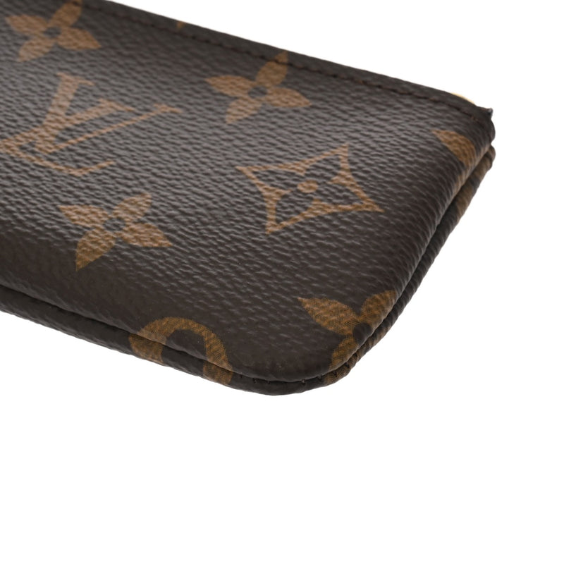 LOUIS VUITTON ルイヴィトン モノグラム ポシェットクレ ブラウン M62650 ユニセックス モノグラムキャンバス コインケース 新同 中古 銀蔵