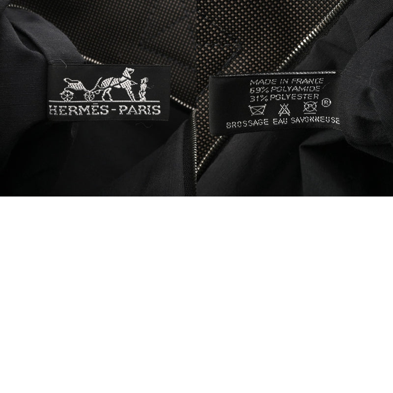 HERMES エルメス エールライン カバス グレー レディース キャンバス トートバッグ ABランク 中古 銀蔵