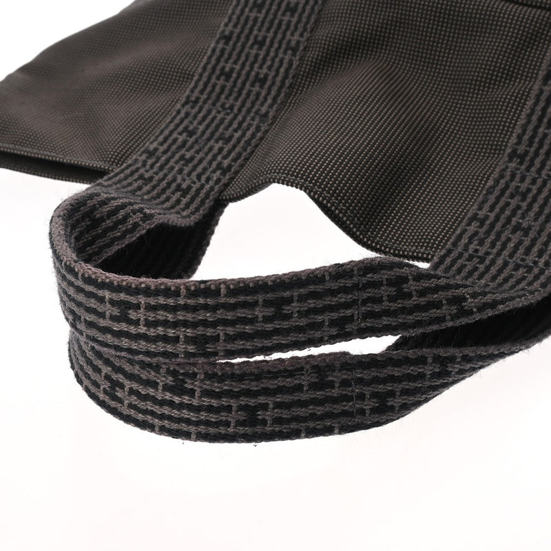 HERMES エルメス エールライン カバス グレー レディース キャンバス トートバッグ ABランク 中古 銀蔵