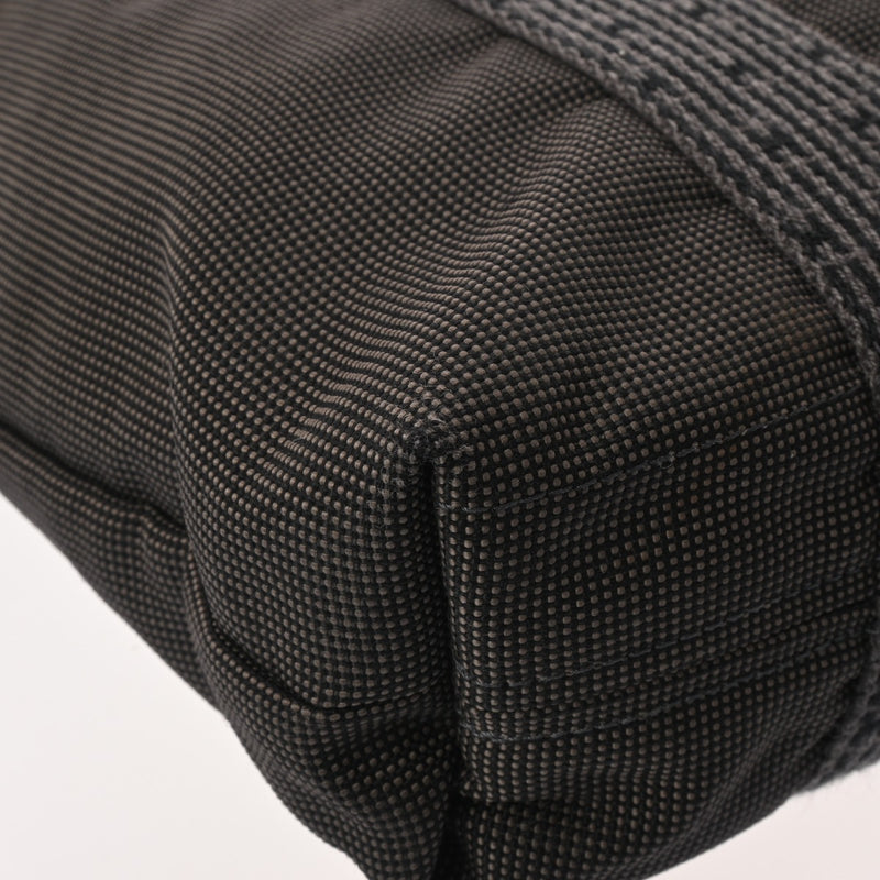 HERMES エルメス エールライン カバス グレー レディース キャンバス トートバッグ ABランク 中古 銀蔵