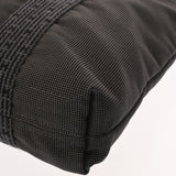 HERMES エルメス エールライン カバス グレー レディース キャンバス トートバッグ ABランク 中古 銀蔵