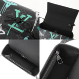 LOUIS VUITTON ルイヴィトン モノグラムエクリプス グラフィティ スティーマー ウエアラブルウォレット ブラック M81852 メンズ モノグラムキャンバス ショルダーバッグ Aランク 中古 銀蔵