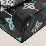 LOUIS VUITTON ルイヴィトン モノグラムエクリプス グラフィティ スティーマー ウエアラブルウォレット ブラック M81852 メンズ モノグラムキャンバス ショルダーバッグ Aランク 中古 銀蔵