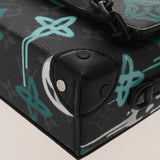 LOUIS VUITTON ルイヴィトン モノグラムエクリプス グラフィティ スティーマー ウエアラブルウォレット ブラック M81852 メンズ モノグラムキャンバス ショルダーバッグ Aランク 中古 銀蔵