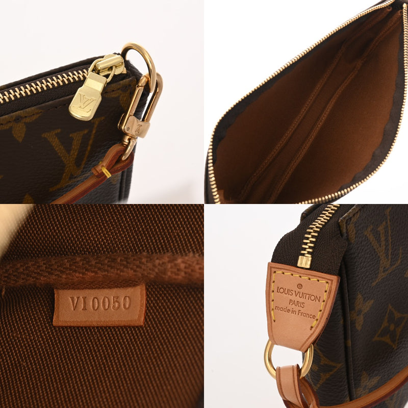 LOUIS VUITTON ルイヴィトン モノグラム アクセサリーポーチ ブラウン M51980 レディース モノグラムキャンバス アクセサリーポーチ Aランク 中古 銀蔵