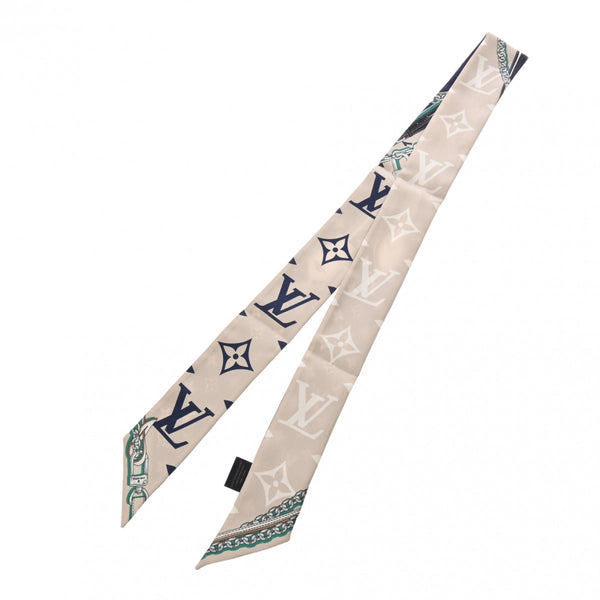 LOUIS VUITTON ルイヴィトン バンドー BB アルティメット ブルーマリーヌ M77778 レディース シルク100％ スカーフ 未使用 銀蔵