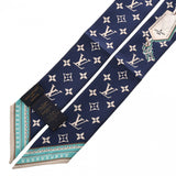 LOUIS VUITTON ルイヴィトン バンドー BB アルティメット ブルーマリーヌ M77778 レディース シルク100％ スカーフ 未使用 銀蔵