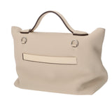 HERMES エルメス サックヴァンキャトル 24/24 クレ/ナタ/ボルドー/セサミ Y刻印(2020年頃) レディース トゴ ヴォースイフト アリゲーターマット ハンドバッグ Aランク 中古 銀蔵