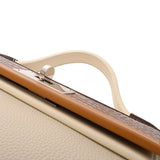 HERMES エルメス サックヴァンキャトル 24/24 クレ/ナタ/ボルドー/セサミ Y刻印(2020年頃) レディース トゴ ヴォースイフト アリゲーターマット ハンドバッグ Aランク 中古 銀蔵