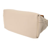 HERMES エルメス サックヴァンキャトル 24/24 クレ/ナタ/ボルドー/セサミ Y刻印(2020年頃) レディース トゴ ヴォースイフト アリゲーターマット ハンドバッグ Aランク 中古 銀蔵