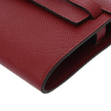 HERMES エルメス ケリーウォレット トゥーゴー ルージュグレナ U刻印(2022年頃) レディース ヴォーエプソン 長財布 ABランク 中古 銀蔵