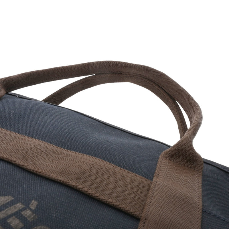 HERMES エルメス サックドパンサージュ グルーム ネイビー C刻印(2018年頃) レディース トワルシェブロン トートバッグ Aランク 中古 銀蔵