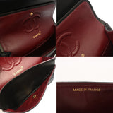 CHANEL シャネル マトラッセ Wフラップ チェーンショルダー 25cm ブラック A01112 レディース ラムスキン ショルダーバッグ Bランク 中古 銀蔵