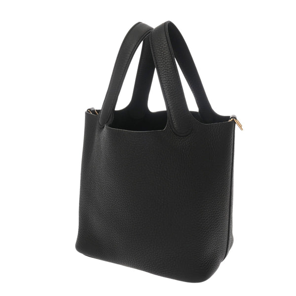 HERMES エルメス ピコタン ロックPM ブラック W刻印(2024年頃) レディース トリヨンクレマンス ハンドバッグ 未使用 銀蔵