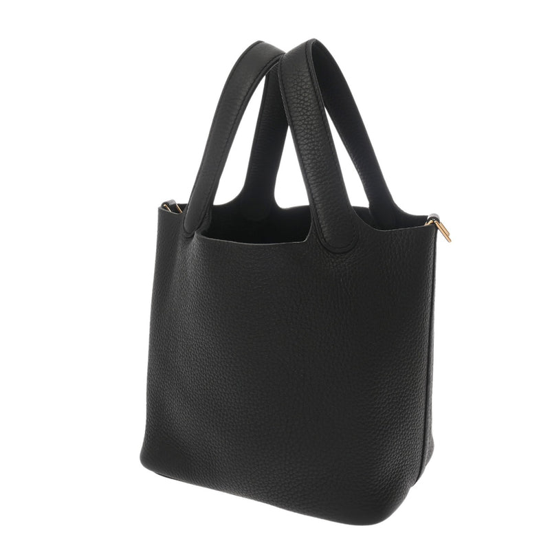 HERMES エルメス ピコタン ロックPM ブラック W刻印(2024年頃) レディース トリヨンクレマンス ハンドバッグ 未使用 銀蔵