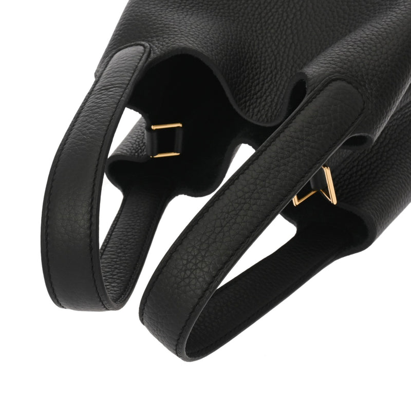 HERMES エルメス ピコタン ロックPM ブラック W刻印(2024年頃) レディース トリヨンクレマンス ハンドバッグ 未使用 銀蔵