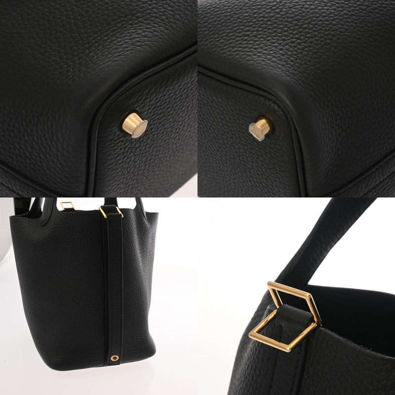 HERMES エルメス ピコタン ロックPM ブラック W刻印(2024年頃) レディース トリヨンクレマンス ハンドバッグ 未使用 銀蔵