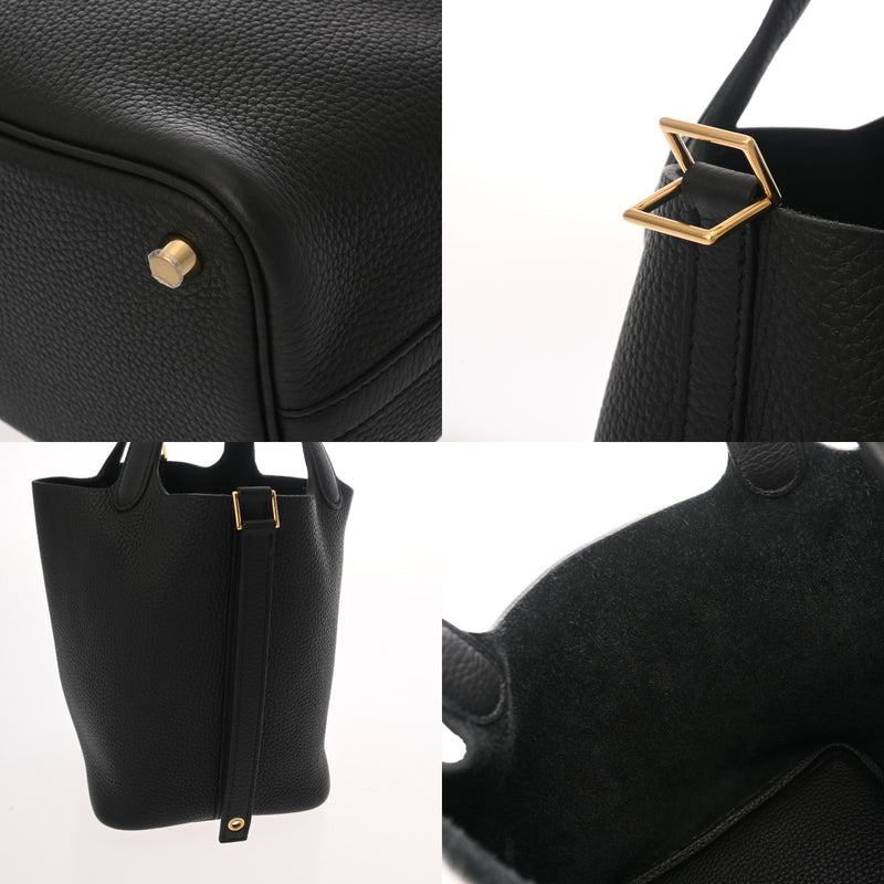 HERMES エルメス ピコタン ロックPM ブラック W刻印(2024年頃) レディース トリヨンクレマンス ハンドバッグ 未使用 銀蔵