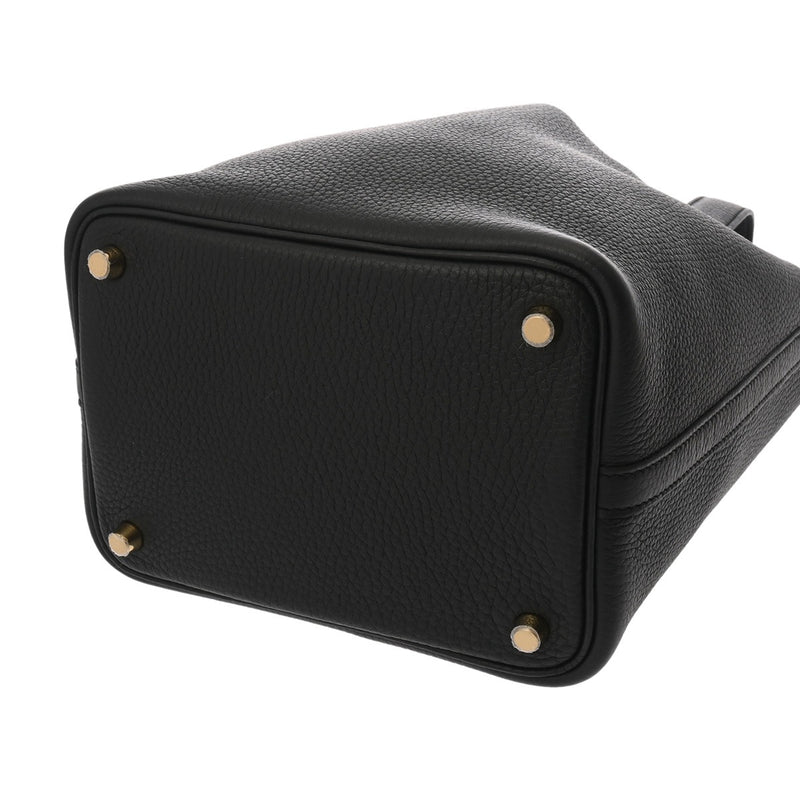 HERMES エルメス ピコタン ロックPM ブラック W刻印(2024年頃) レディース トリヨンクレマンス ハンドバッグ 未使用 銀蔵