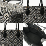 LOUIS VUITTON ルイヴィトン モノグラムジャガード オンザゴー GM Since1854 ホワイト/ブラック M57207 レディース モノグラムキャンバス ハンドバッグ Aランク 中古 銀蔵