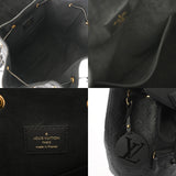 LOUIS VUITTON ルイヴィトン モノグラムアンプラント モンスリ PM ノワール M45205 レディース レザー リュック・デイパック Aランク 中古 銀蔵