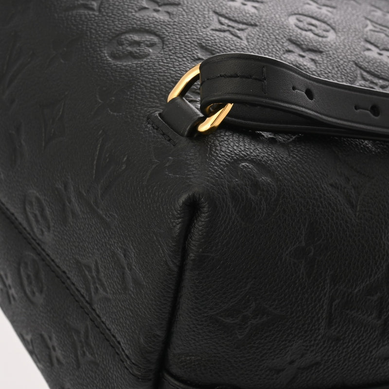 LOUIS VUITTON ルイヴィトン モノグラムアンプラント モンスリ PM ノワール M45205 レディース レザー リュック・デイパック Aランク 中古 銀蔵