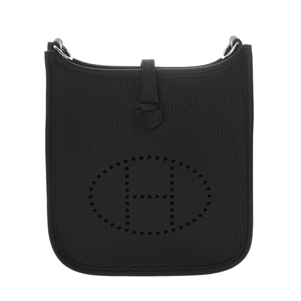 HERMES エルメス エヴリン TPM ブラック W刻印(2024年頃) レディース トリヨンクレマンス ショルダーバッグ 未使用 銀蔵