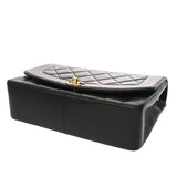 CHANEL シャネル ダイアナ 25cm チェーンショルダー ブラック A01165 レディース ラムスキン ショルダーバッグ Bランク 中古 銀蔵