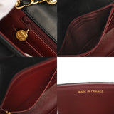 CHANEL シャネル マドモアゼル チェーンショルダー 22cm ブラック レディース ラムスキン ショルダーバッグ ABランク 中古 銀蔵